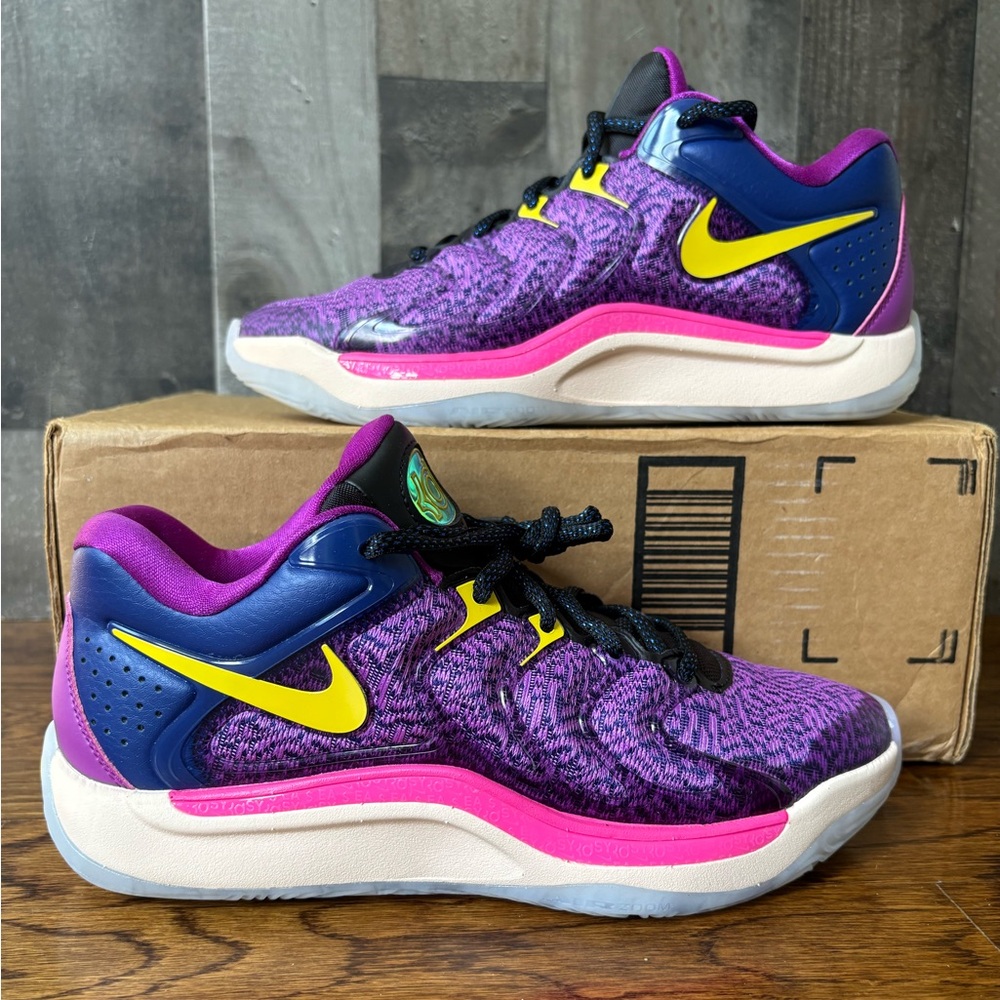 Nike KD17 'Travel Ball' Fuchsia Purple Basketball Shoes Size 6 Men’s / 7 Wmns